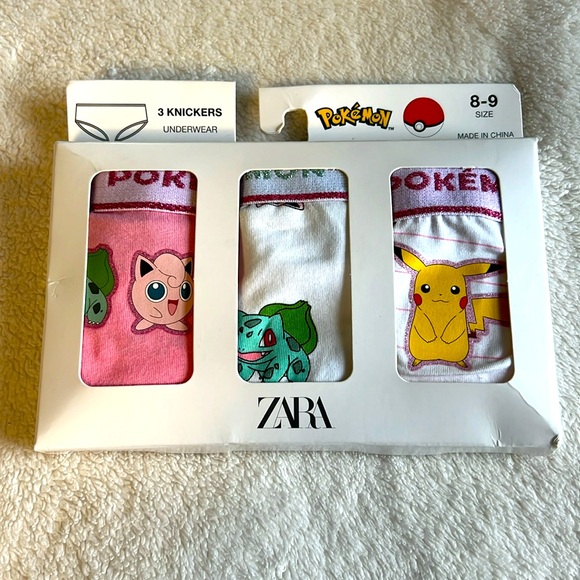 *New in Box* 3 pair of Pokemon underwear size 8-9 - Picture 2 of 5